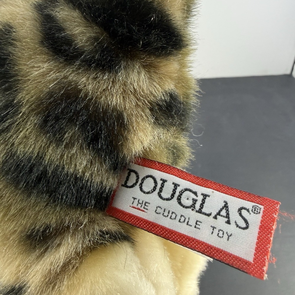 Douglas Plush Cat 10" Brown Black Spotted Tashette Bengal 1862 Cuddle Toy - Picture 4 of 9